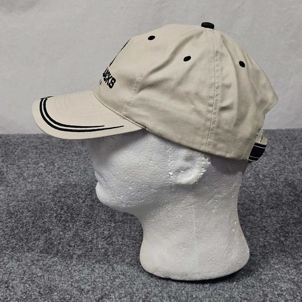 Vintage Arizona Diamondbacks Hat S M Tan MLB Retro Logo Strapback Cap 90s Twins